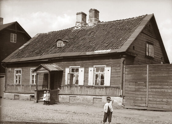 Maja Uuel tänaval (30 x 42 cm)