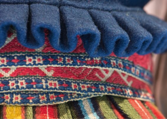 Unmarried woman's costume from Maarja-Magdaleena parish, mid-19th century