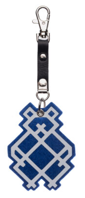 Shiny Pendant with Blue Ural Bear