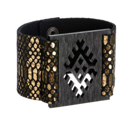 Kuldse rihmaga käevõru "Vägi", suurus L