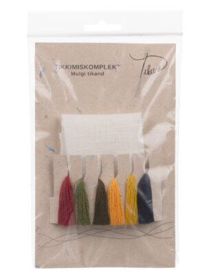 1 motiiviga arhailise tikandi tikkimiskomplekt