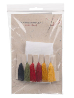 3 motiiviga arhailise tikandi tikkimiskomplekt