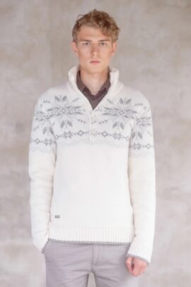 Valge kampsun "Johannes" XL