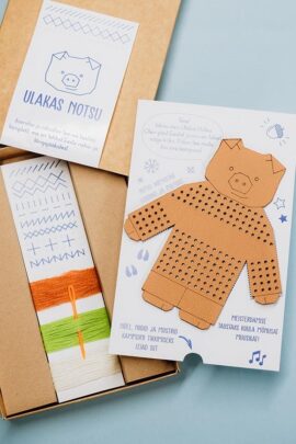 Tee-ise käsitöökomplekt "Ulakas Notsu" virsikutooni