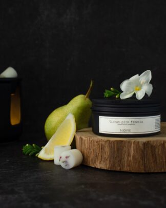 Sidruni-pirni-freesia lõhnastatud vahapalad