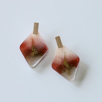 Punakaskuldsed kõrvarõngad