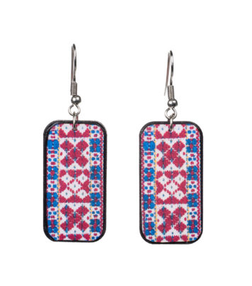 Viljandi kirivöö mustriga kõrvarõngad