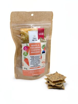 Seente ja porgandiga toortatra näkileivad 70 g