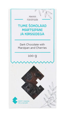 Martsipani ja kirssidega tume šokolaad