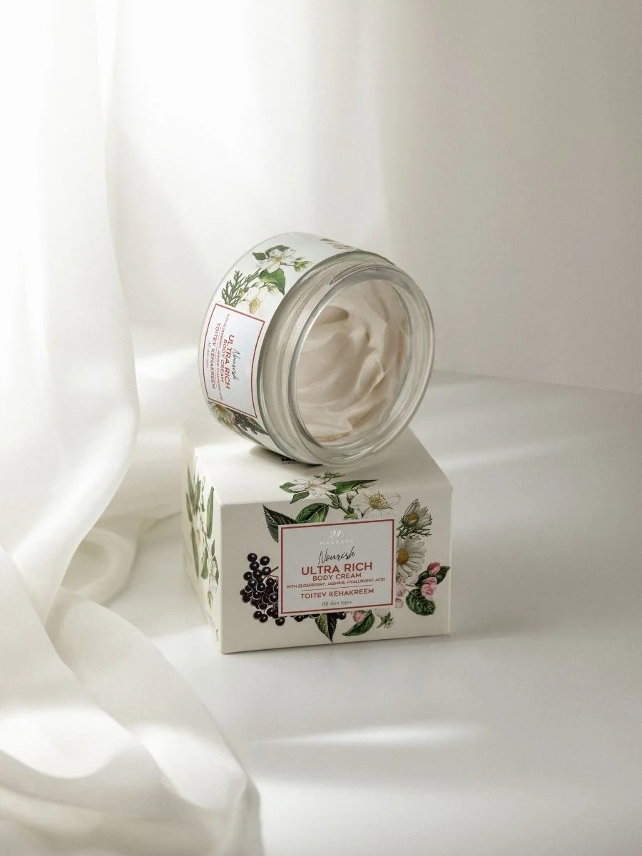 Jasmiini kehakreem musta leedrimarja ekstraktiga