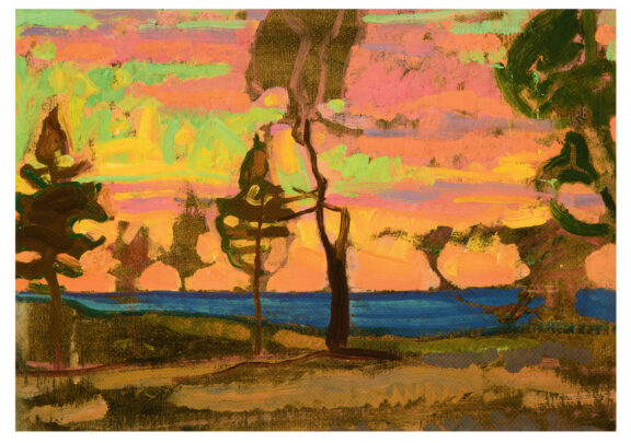 Postkaart "Soome maastik"