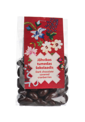 Jõhvikas tumedas šokolaadis