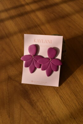Veinipunased kõrvarõngad "Lily"